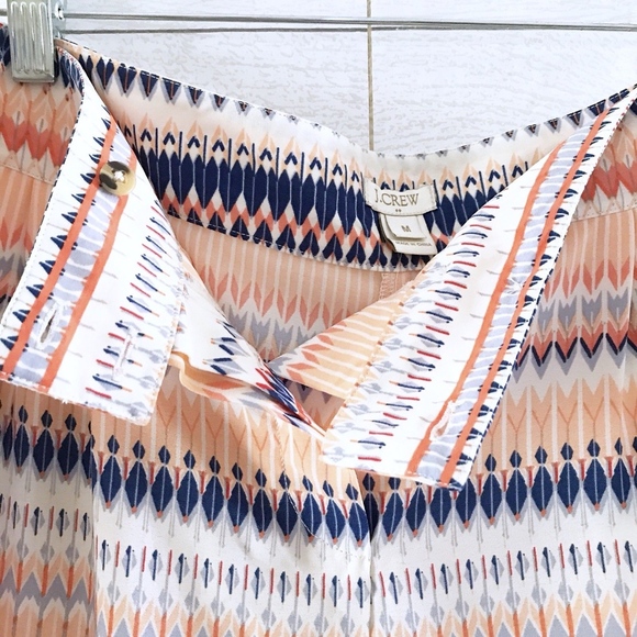 J.Crew Printed Drapey Cropped Ankle Pants - Picture 5 of 8